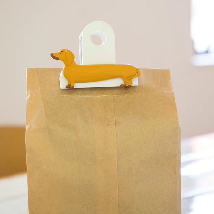 Set Pinzas - Perro Salchicha