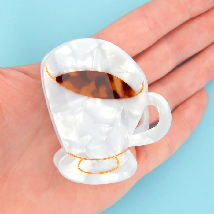 Pinza para el pelo - Café ☕