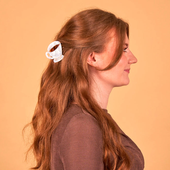 Pinza para el pelo - Café ☕