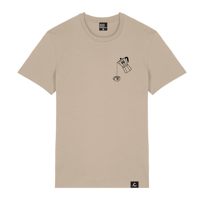 Camiseta - "Coffee Lovers Club" Sandstone ☕