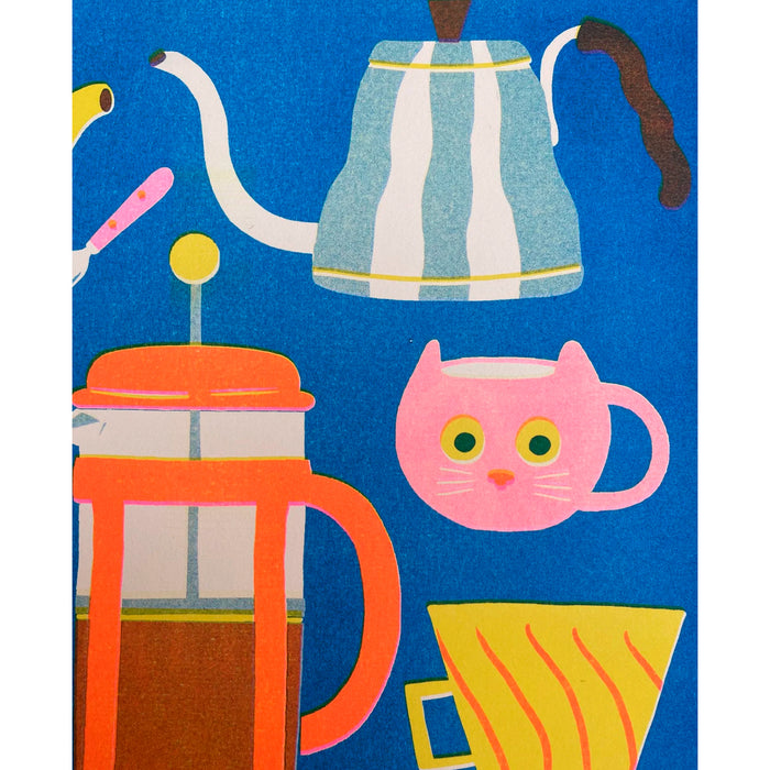 Print de Naomi Wilkinson A3 - "Coffee Pot" ☕