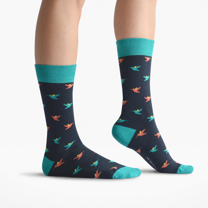 Calcetines - Colibrí Azul Oscuro