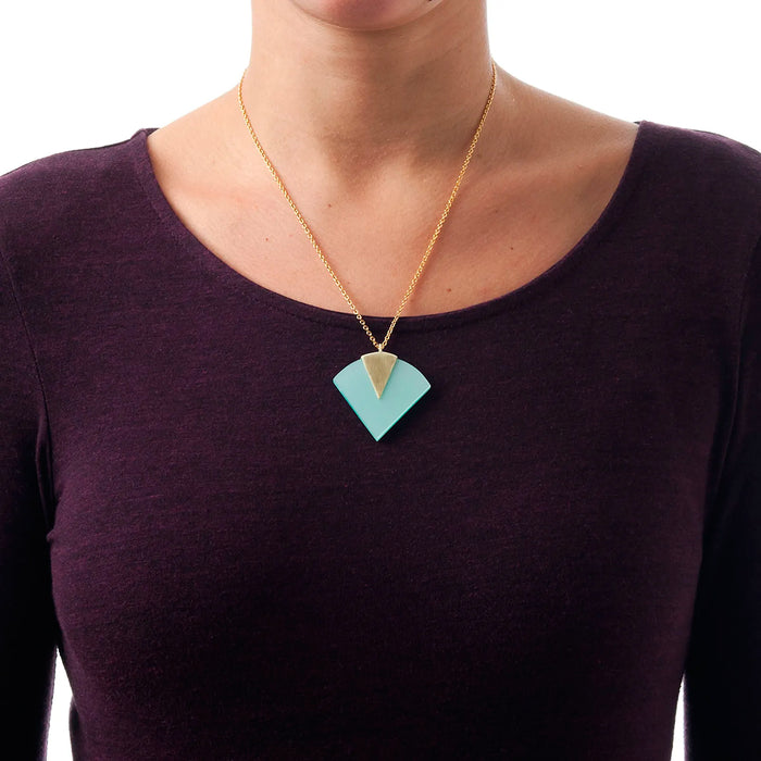 Collar Lavs Jewels - Casey Turquoise