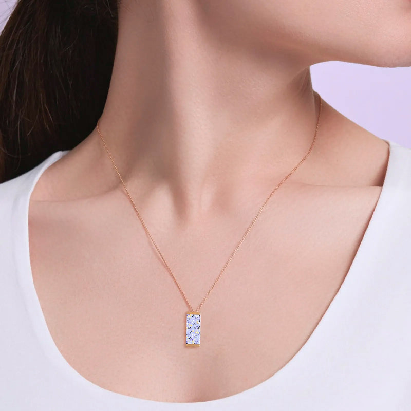 Collar Lavs Jewels - Meave lavanda