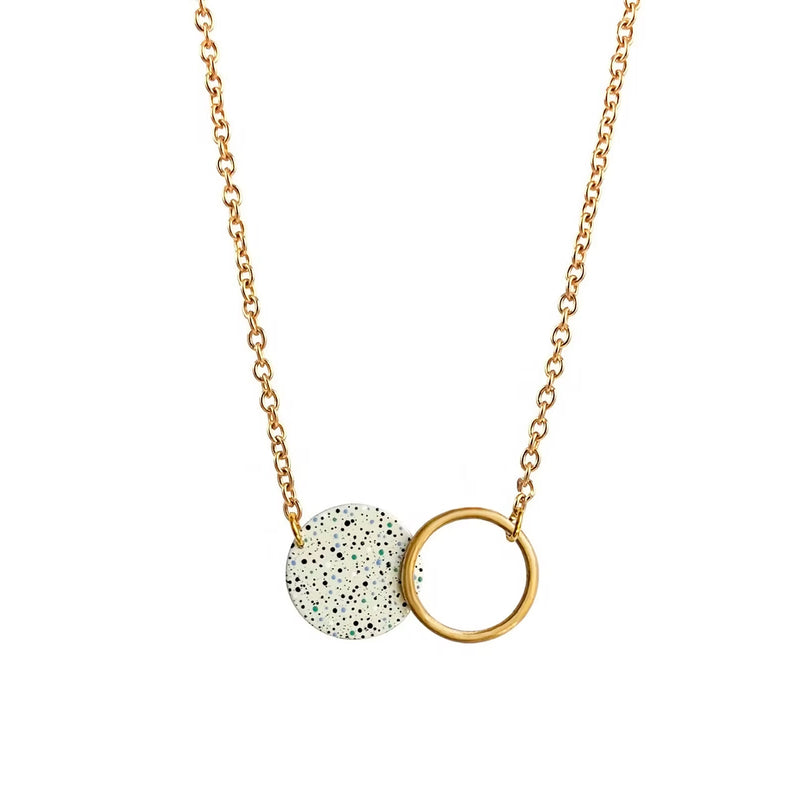 Collar Lavs Jewels - Mottled Beige