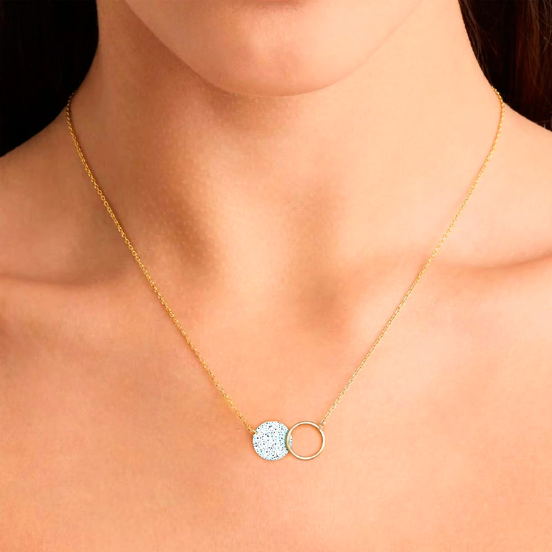 Collar Lavs Jewels - Mottled Beige