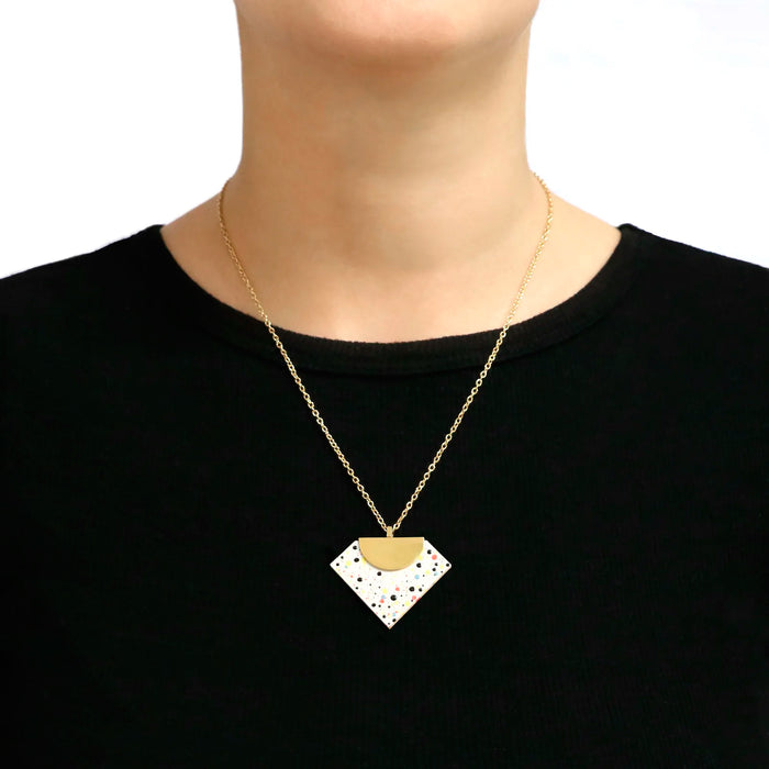 Collar Lavs Jewels - Myrtle Mottled