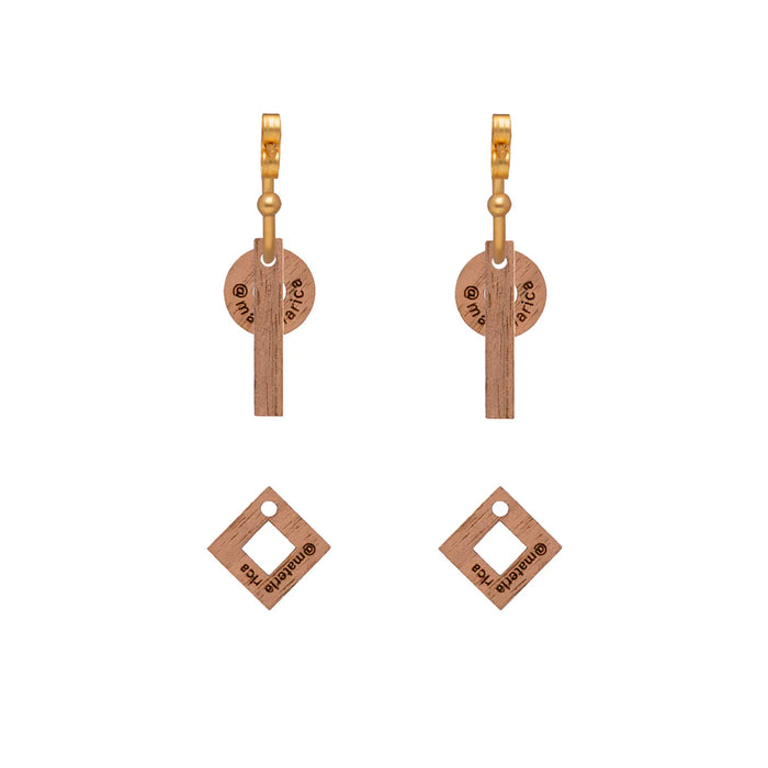 Pendientes de aro intercambiables Materia Rica - Colour Set