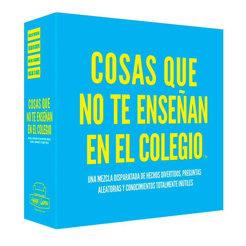 Juego de mesa - Cosas que no te enseñan en el colegio