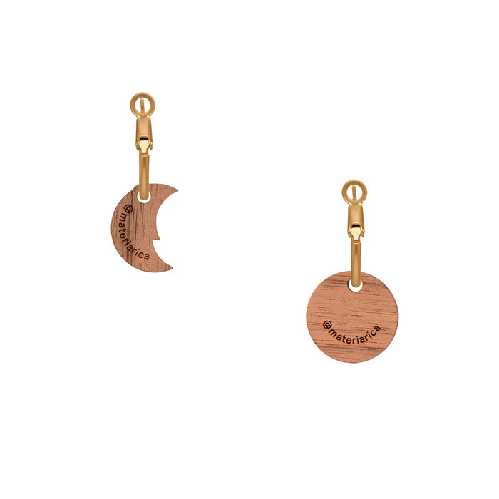 Pendientes de aro intercambiables Materia Rica - Cosmos 🌞🌛