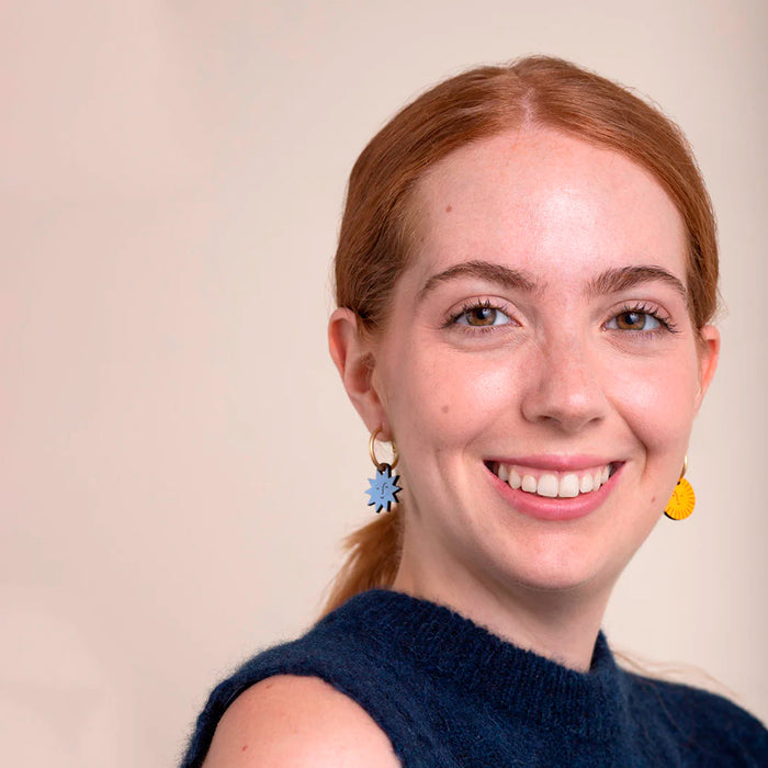 Pendientes de aro intercambiables Materia Rica - Cosmos 🌞🌛