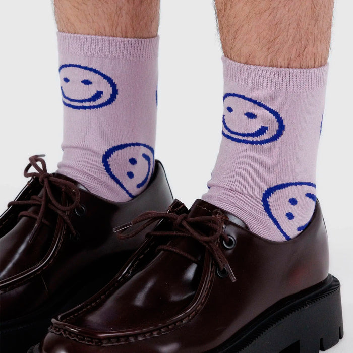 Calcetines Baggu - Dusty Pink Happy