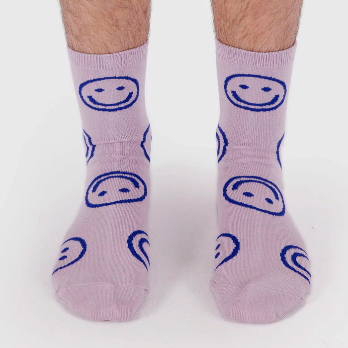 Calcetines Baggu - Dusty Pink Happy