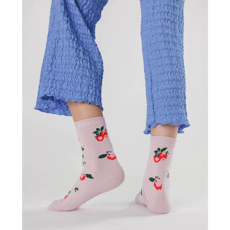Calcetines Baggu - Needlepoint Apple