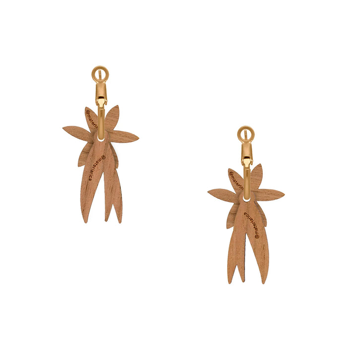 Pendientes de aro Materia Rica - Crocus Glow