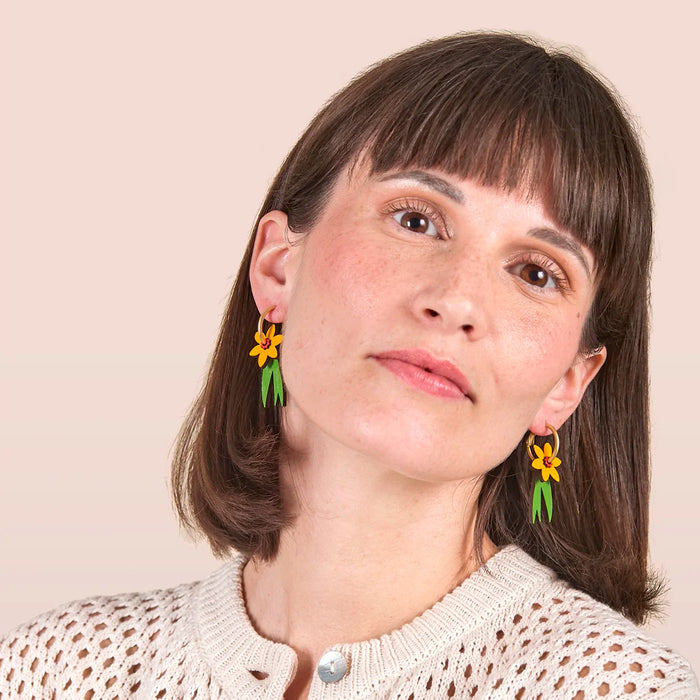 Pendientes de aro Materia Rica - Daffodil