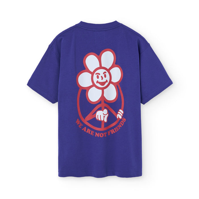 Camiseta We Are Not Friends - Daisy Navy