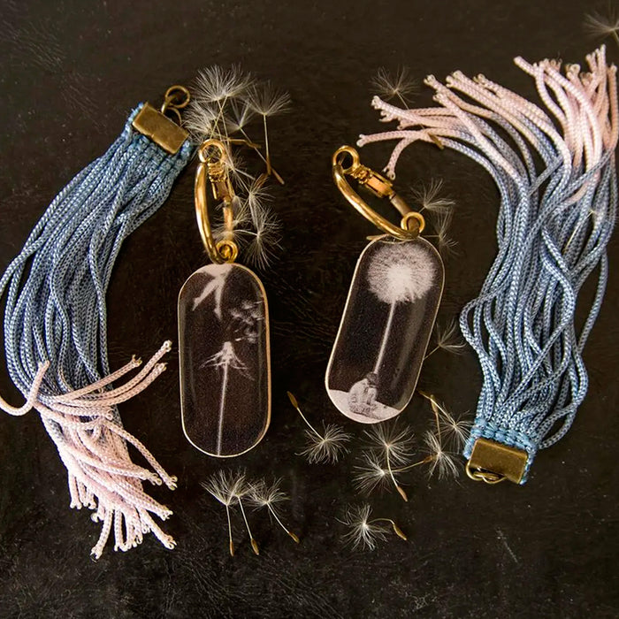 Pendientes Pura Garra - Diente de León con Flecos