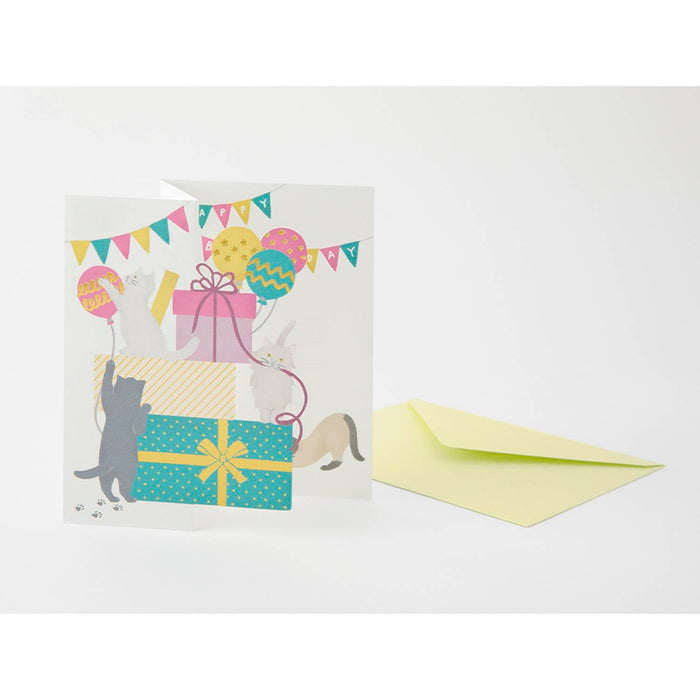 Postal 3D Midori - Birthday Present 🎁🐱