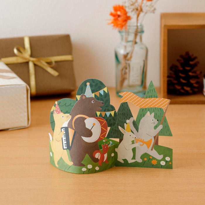 Postal 3D Midori - Marching Band 🐻🥁