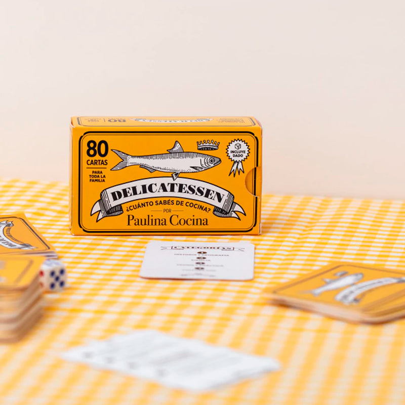 Juego - "Delicatessen, ¿cuánto sabes de cocina?" de Paulina cocina y Tomás Linch