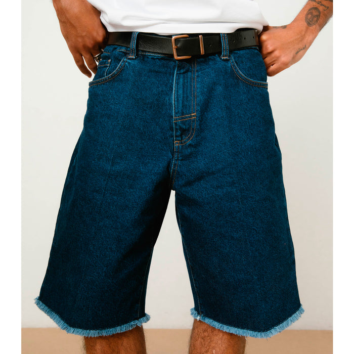 Pantalones We Are Not Friends - Denim Raw Jorts