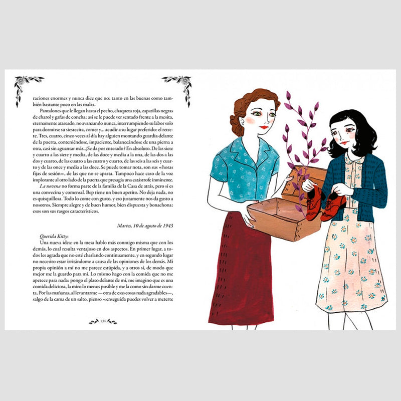 Libro - "El Diario de Anne Frank" de Anne Frank y María Hesse