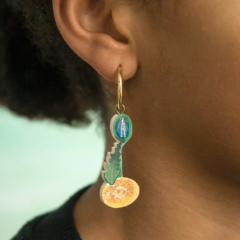 Pendientes Pura Garra - Diente de León Mini