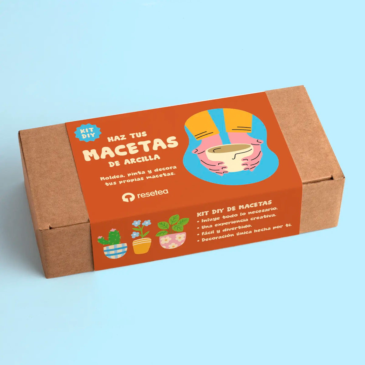 Kit DIY - Haz tus Macetas de Arcilla