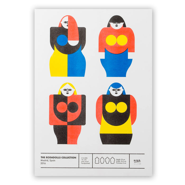 Print de José Antonio Roda A3 - "Rodadolls Collection"