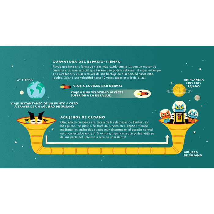 Libro - "El profesor Astro Cat y las fronteras del espacio" de Dominic Walliman y Ben Newman