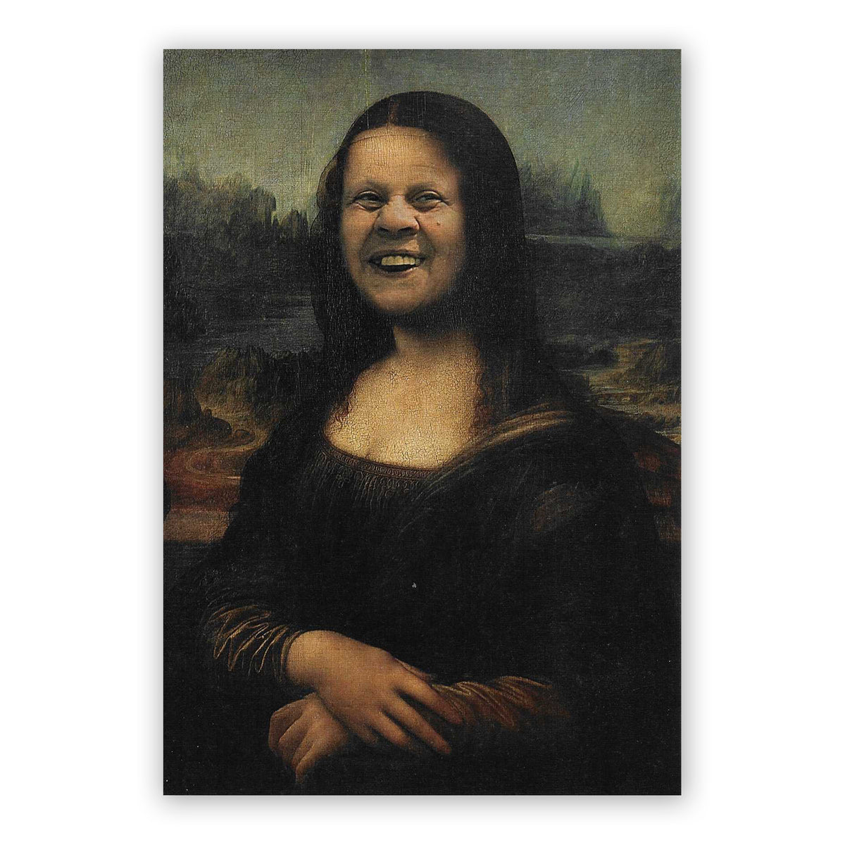 Print de La última croqueta A5 - "Encarnita Baptisterio Gioconda"