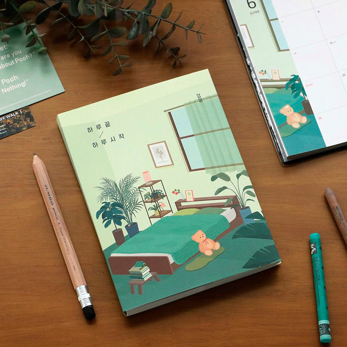 Agenda Anual Semanal 2026 - End-And Diary Greanery Room