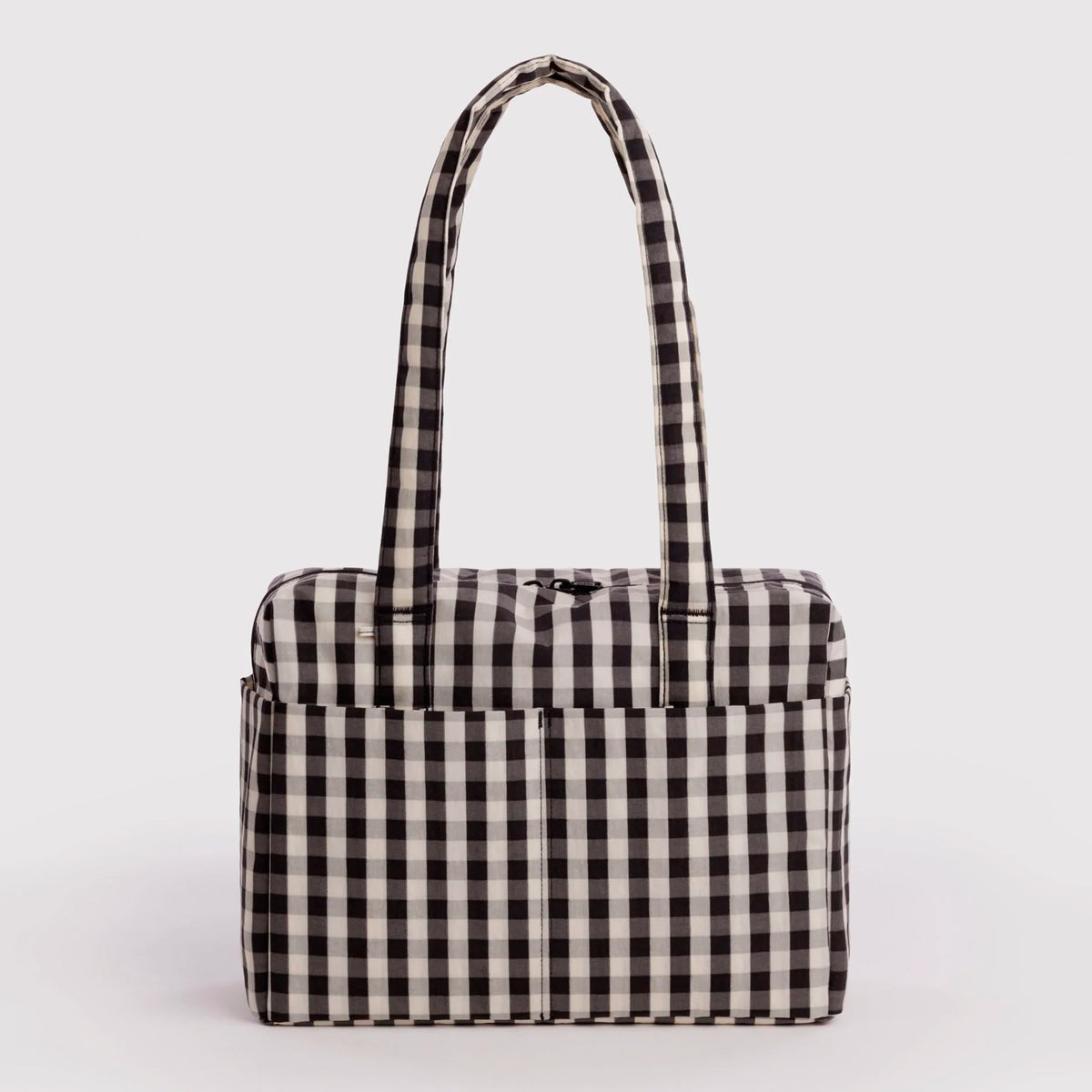 Bolso Nube Everyday Baggu - Black and Cream Gingham