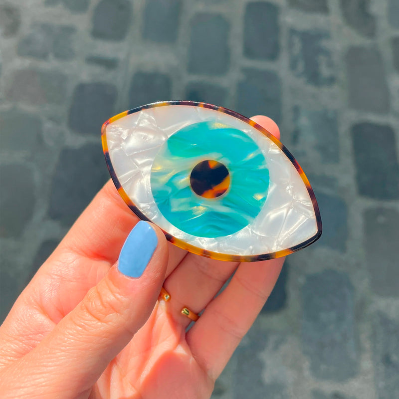 Pinza para el pelo - Ojo Azul