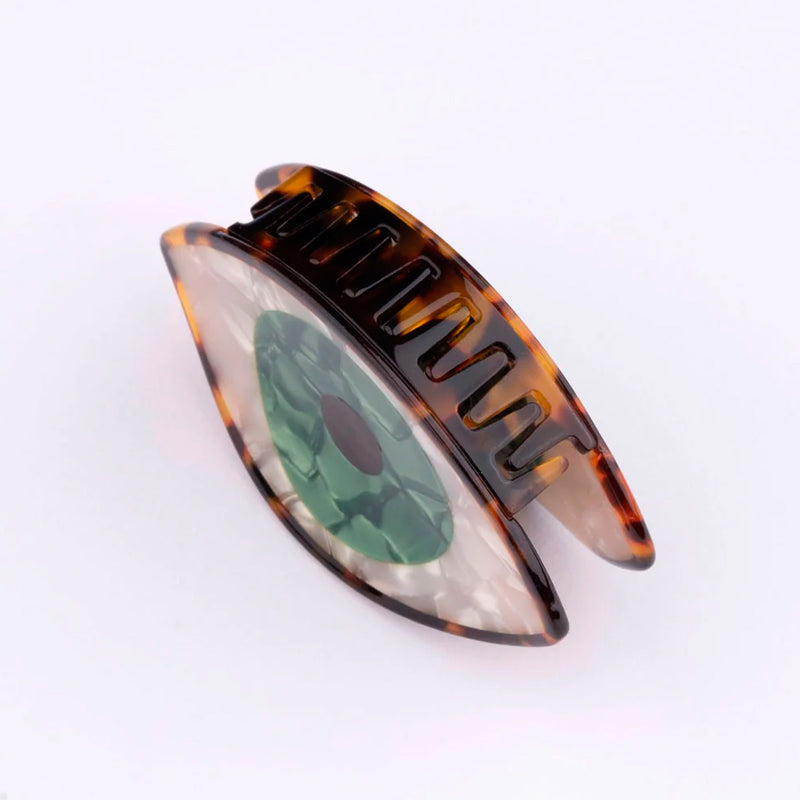 Pinza para el pelo - Ojo verde