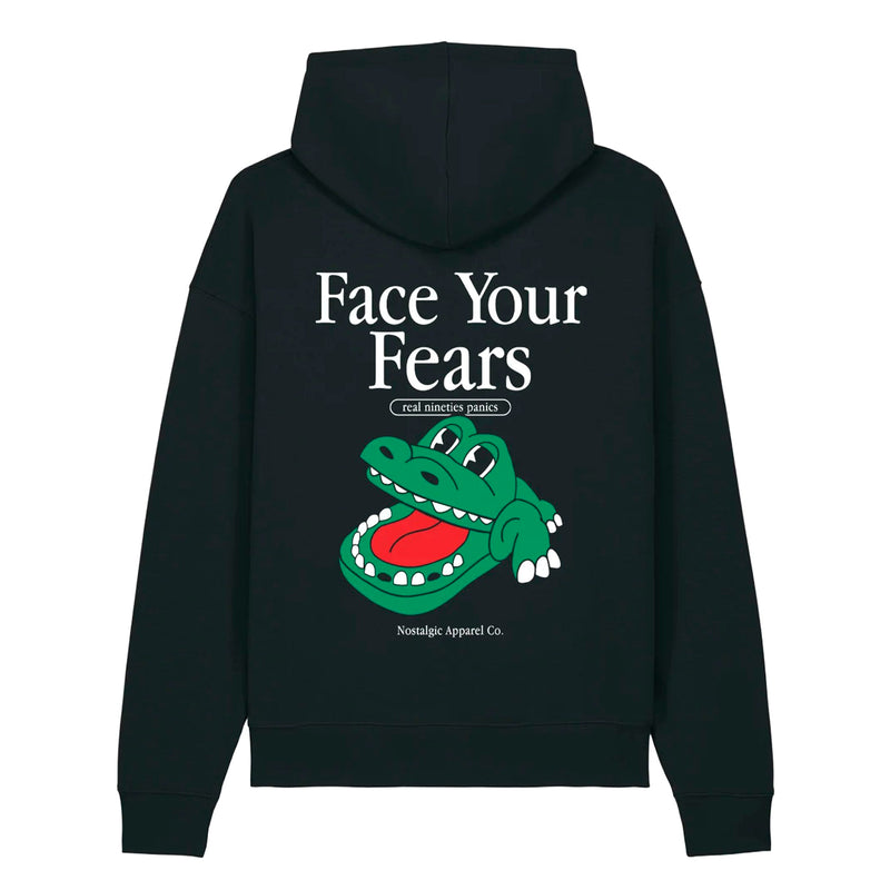 Sudadera Nostalgic Apparel - "Face Your Fears" 🐊🦷