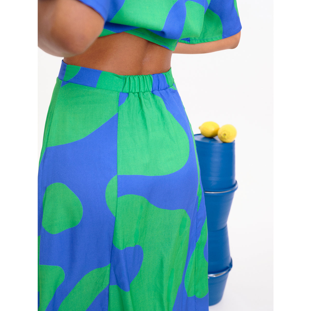 Falda Béhulah - Alonnah Azul/Verde