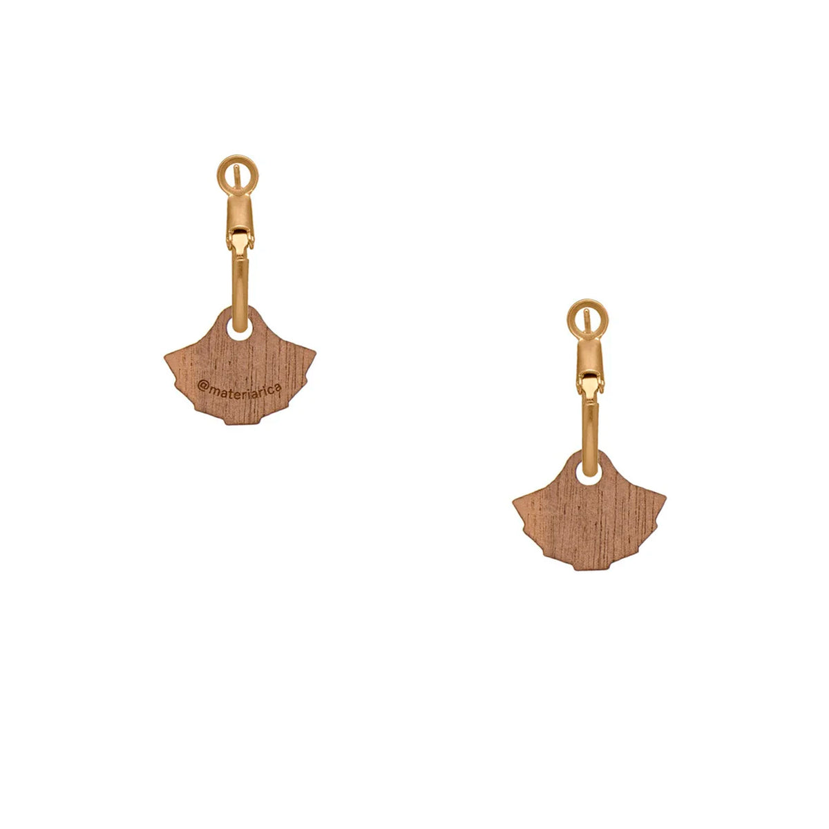 Pendientes de aro Materia Rica - Falling Pleats