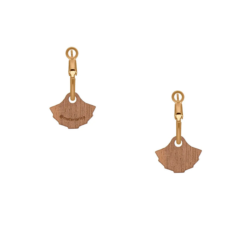 Pendientes de aro Materia Rica - Falling Pleats
