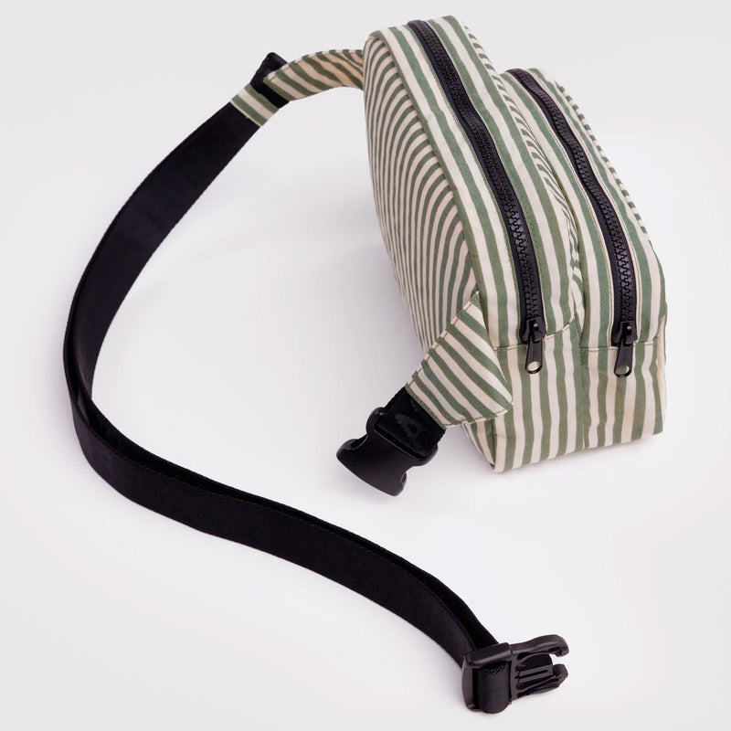 Riñonera Baggu - Sage Stripe