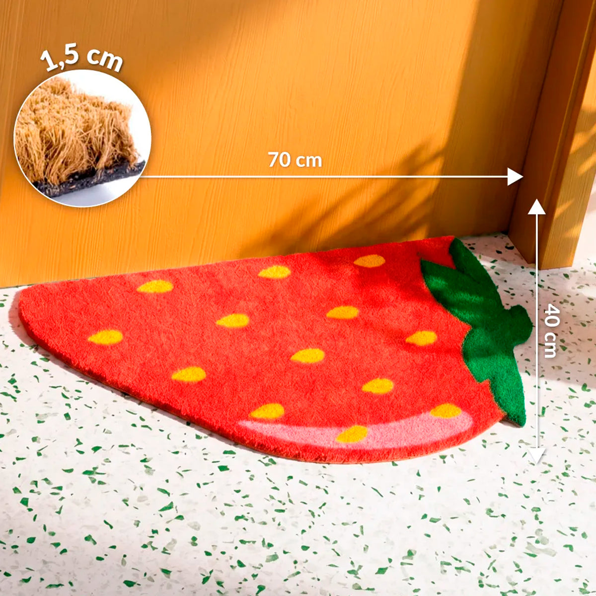 Felpudo Fisura - Fresa 🍓