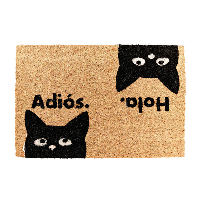 Felpudo - Gato Hola y Adiós