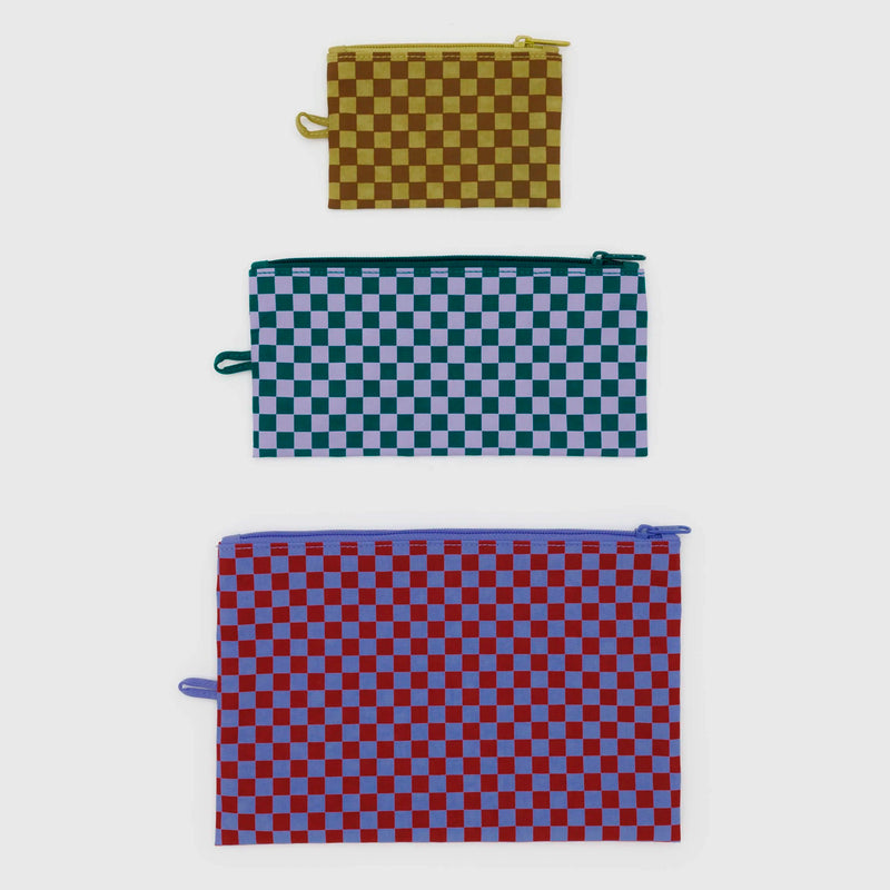 Bolsitas con cremallera Baggu - Jewel Checks