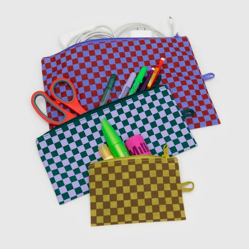 Bolsitas con cremallera Baggu - Jewel Checks