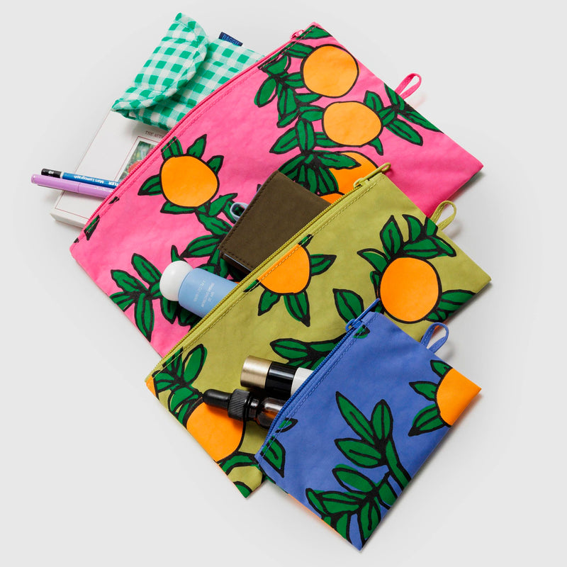 Bolsitas con cremallera Baggu - Orange Trees 🍊