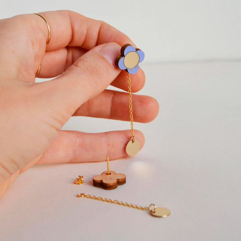 Pendientes - Small Studs Lilac