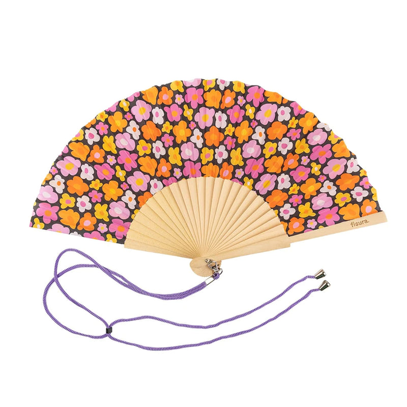 Abanico Fisura - Flores vintage