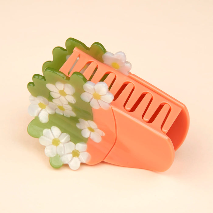 Pinza para el pelo - Maceta con Flores 🌼