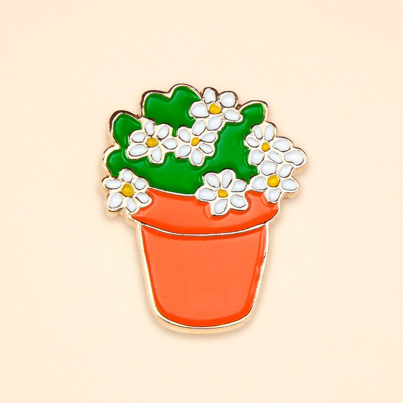 Pin - Maceta con Flores 🌼